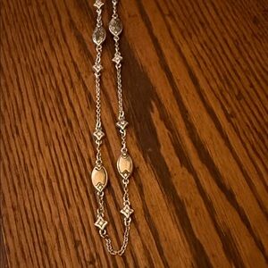 Brighton, silver and Gold long Chain Necklace